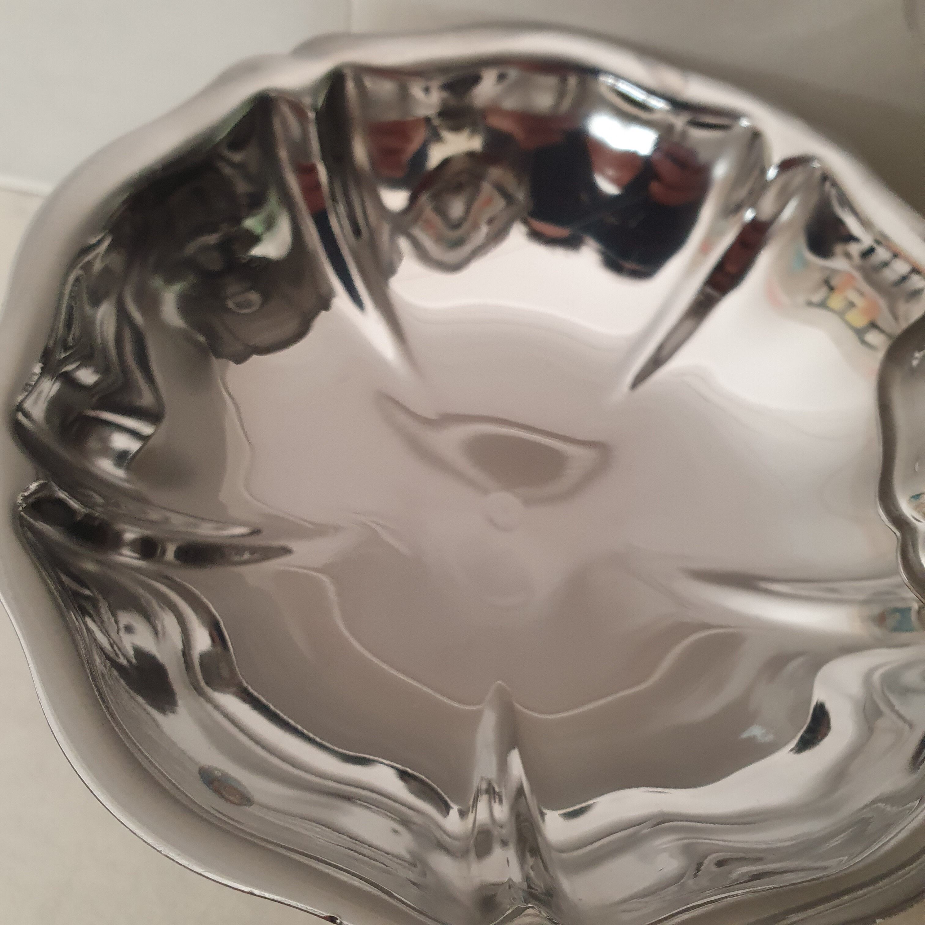 6 dessert bowls by Guy Degrenne in 18/10 stainless steel