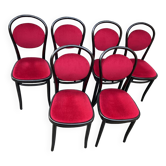 Set of 6 medallion bistro chairs