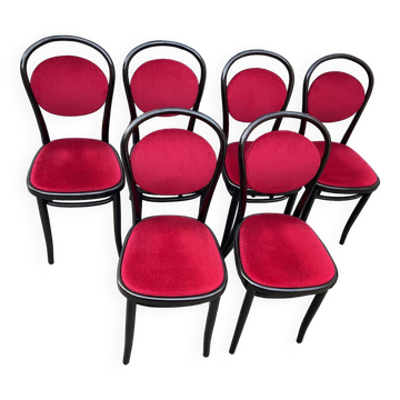 Set of 6 medallion bistro chairs