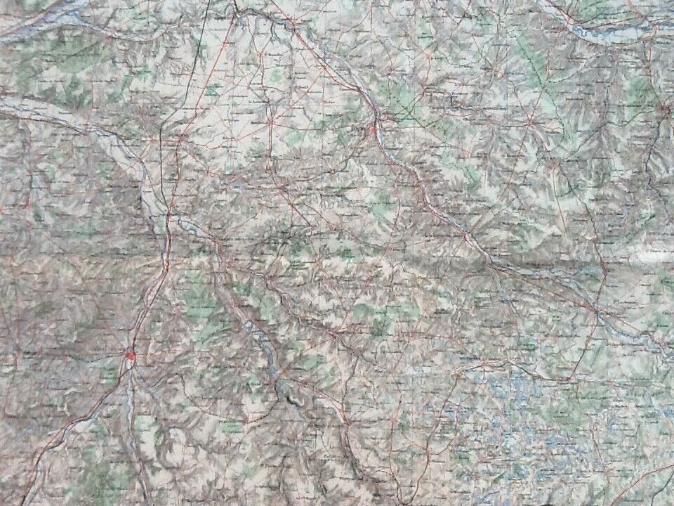 Châteauroux (Indre) Old Geographical Map drawn up, engraved, published...