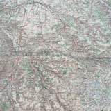 Châteauroux (Indre) Old Geographical Map drawn up, engraved, published...