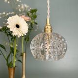 Vintage glass suspension globe