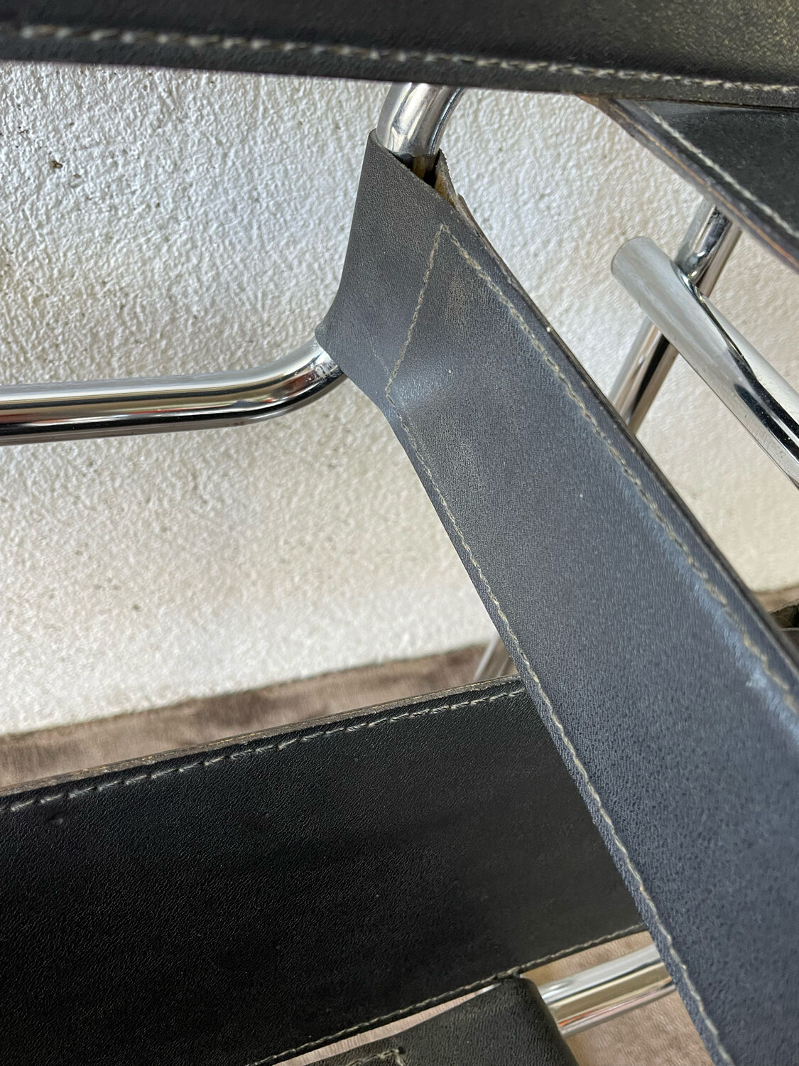 Wassily armchair by Marcel Breuer black