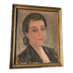 Oil on cardboard Portrait of Suzanne 1935