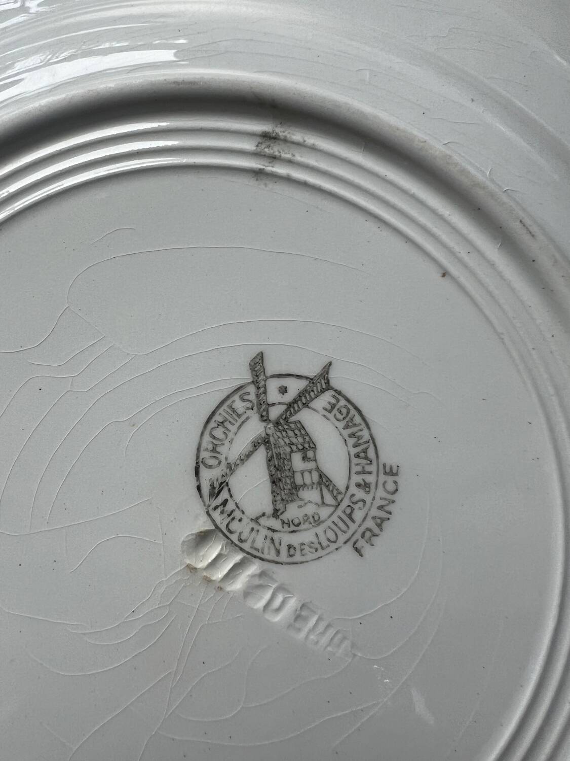 Mismatched dinner plates