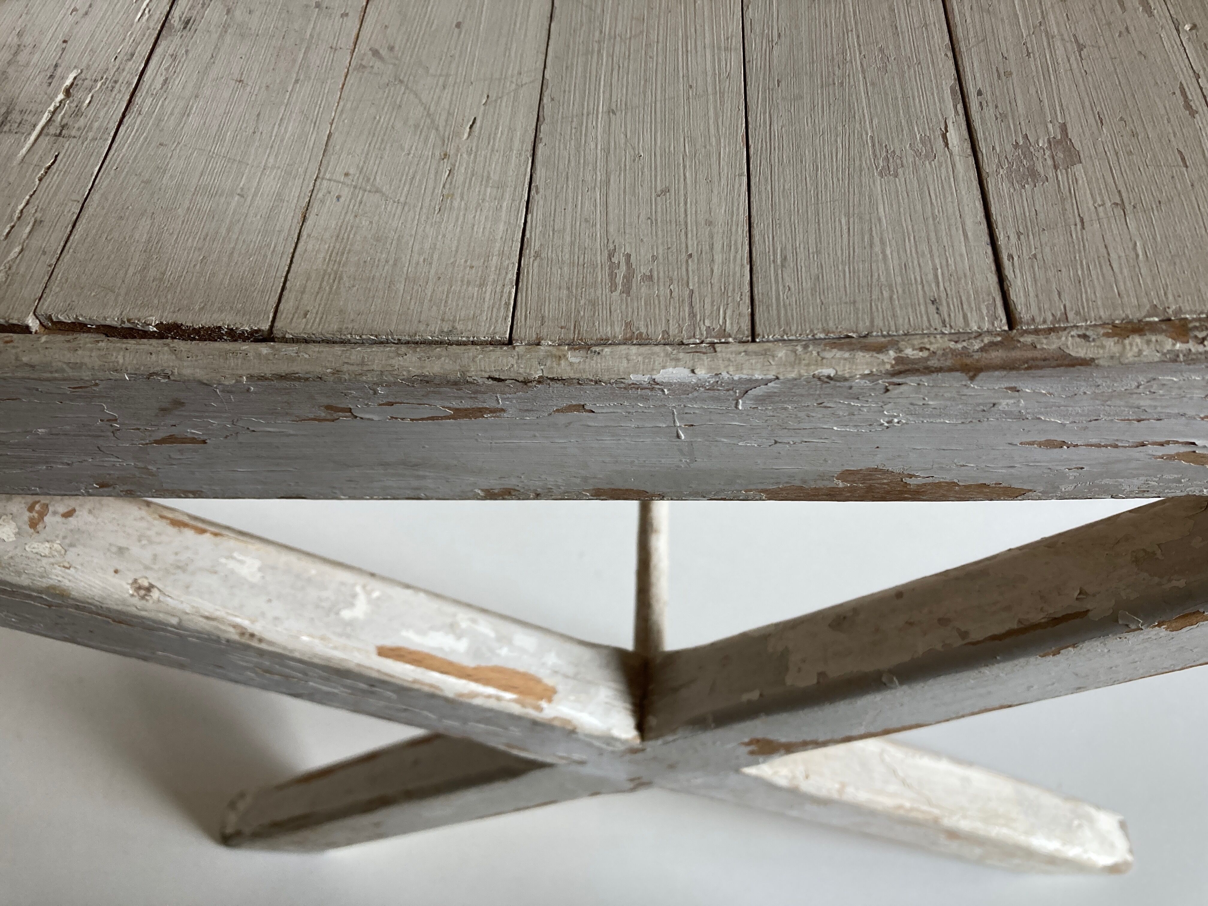 Tabouret chevet néo classique directoire patine d'origine 1950