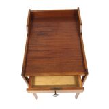 Scandinavian mahogany bedside table, Sweden, 1950
