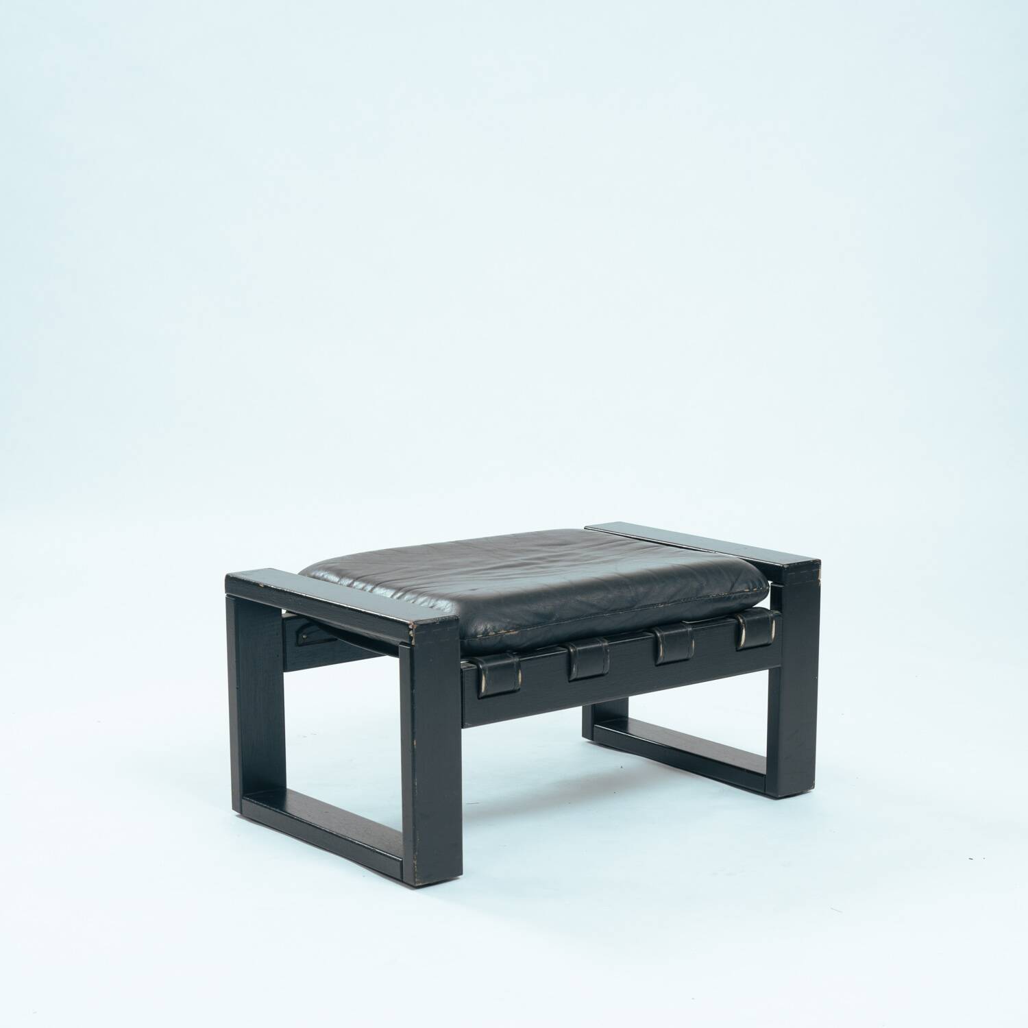 Chaises longues brutalistes avec repos-pieds de Sonja Wasseur, années 1970