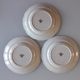 Set of 12 plates in Sarreguemines earthenware - decoration 12 months of the year