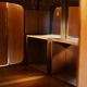 Meuble bar scandinave vintage en teck, années 1950