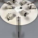 1960s 1970s Ice Glass Flush Mount from by Kaiser Leuchten Germany