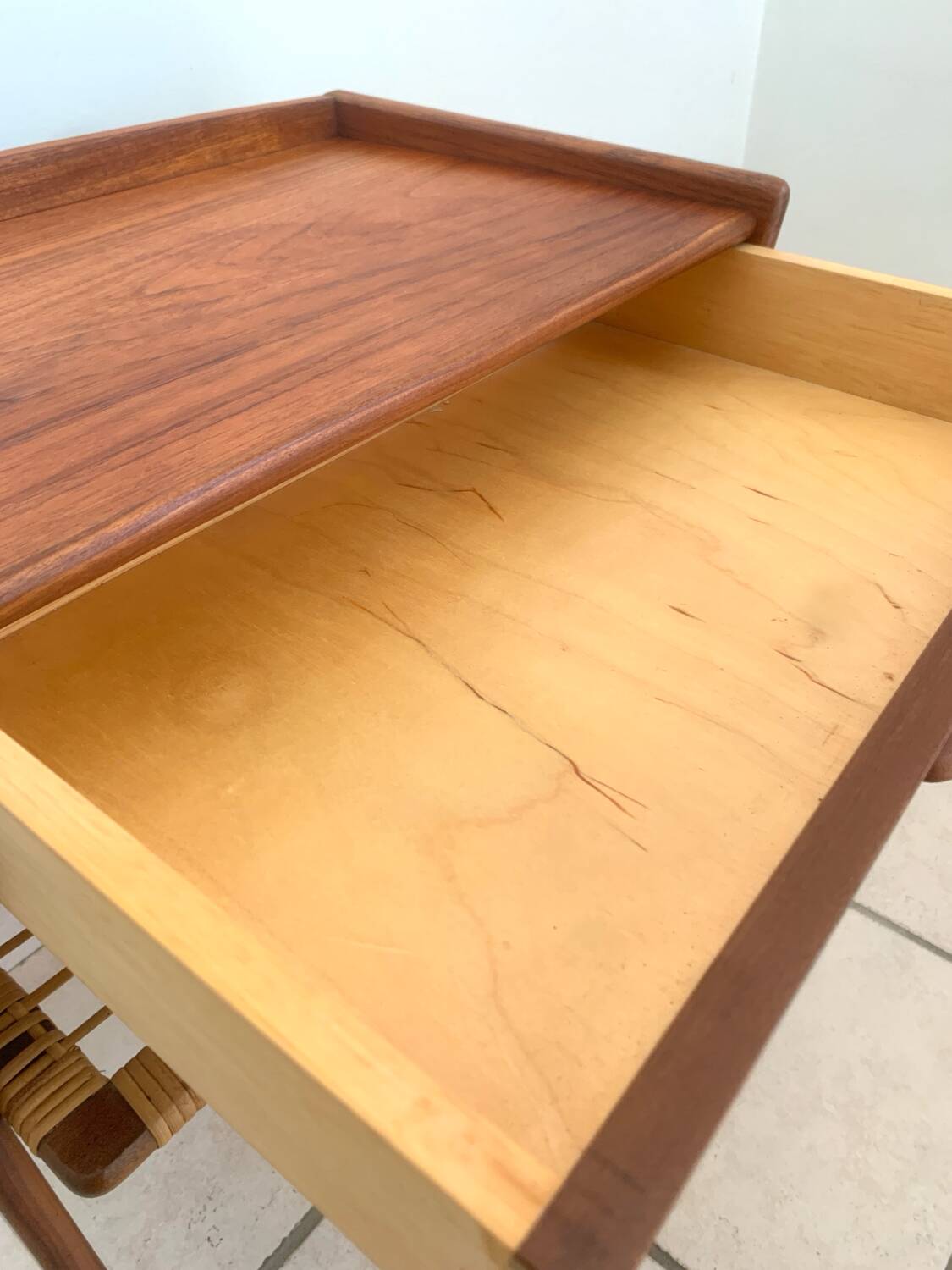 Teak bedside table by Søren Rasmussen