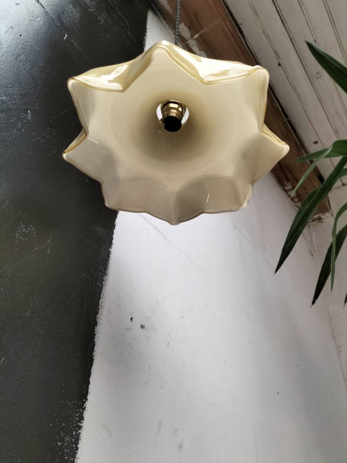 Opaline pendant light