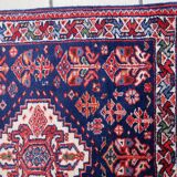 Tapis Vintage Indien Tabriz Fait Main en Laine – Années 1970 – 65 x 168 cm