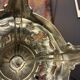 Authentic vintage metal candlestick