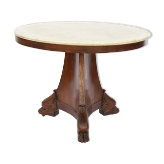 Mahogany pedestal table