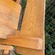 Designer bench in solid oak