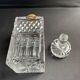 Alcohol decanter in blown and cut crystal Empire style XXth