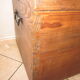 Old solid wooden chest