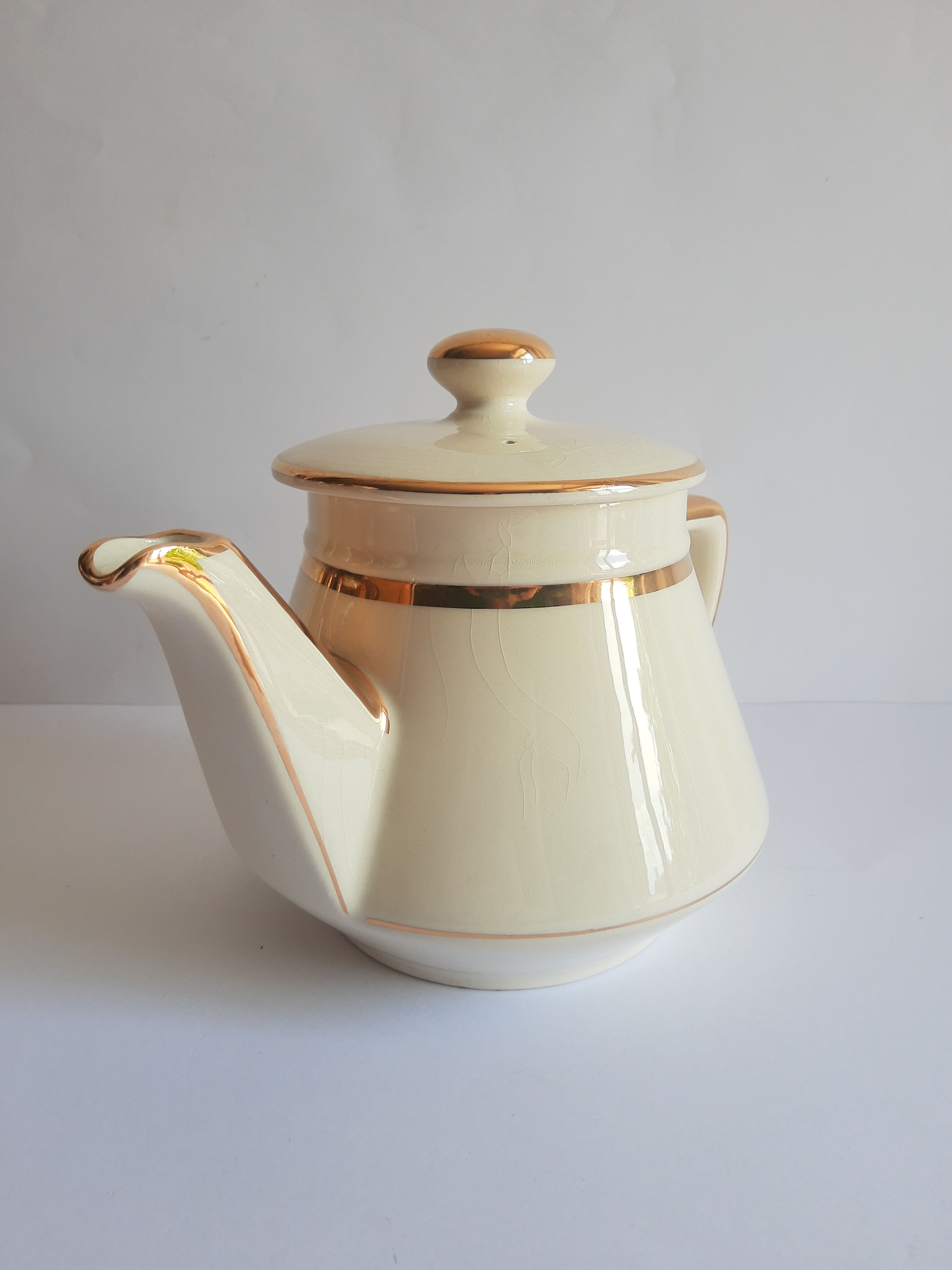 Vintage Villeroy and Boch earthenware coffee pot