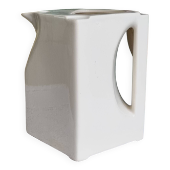 White cubic Digoin carafe