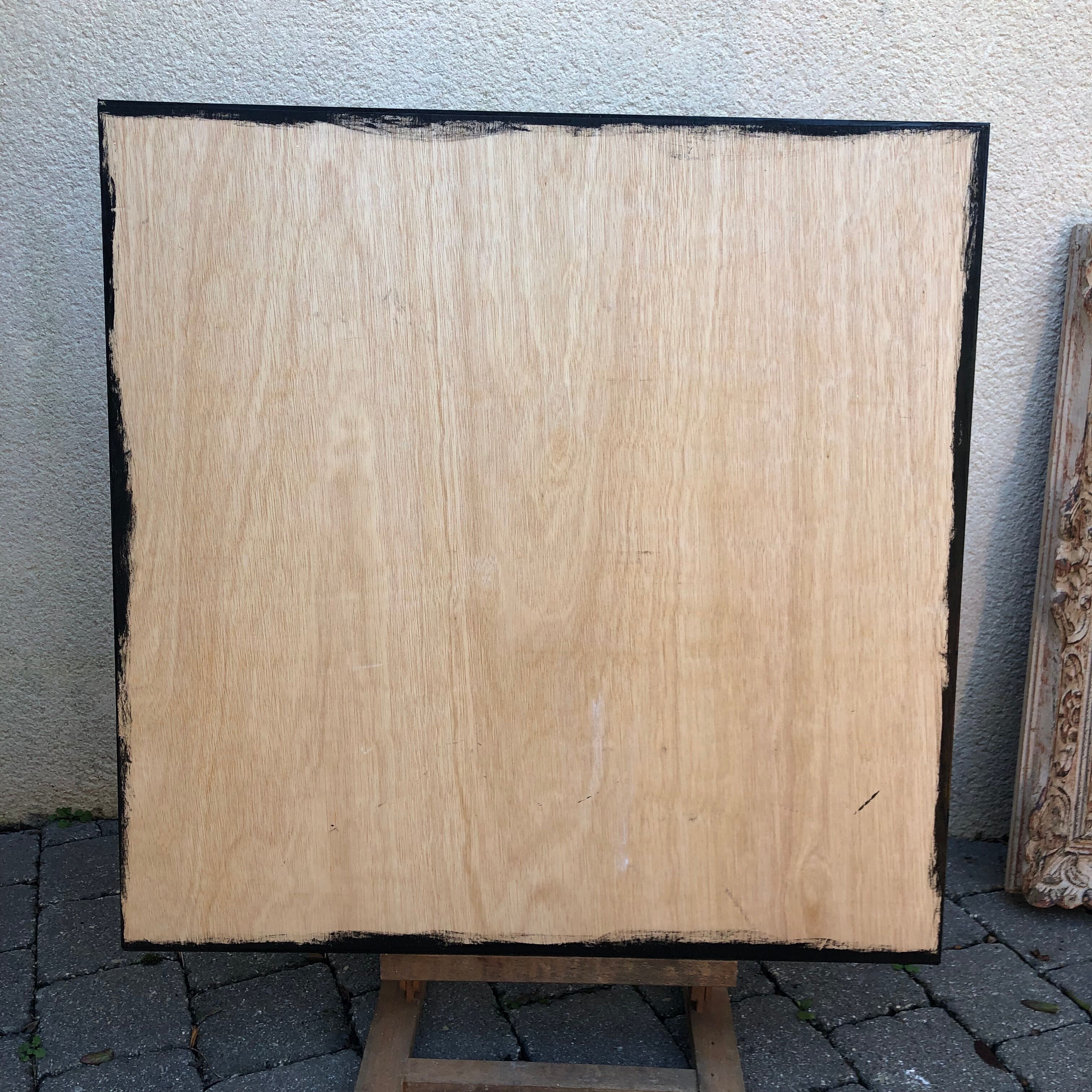 Oil painting on panel