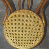 2 engelstuhl bistro chairs from Kohn n°36 around 1900 canned