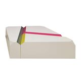 Modular Coffee Table Made In Coloured Lacquered Wood With Gloss FInish