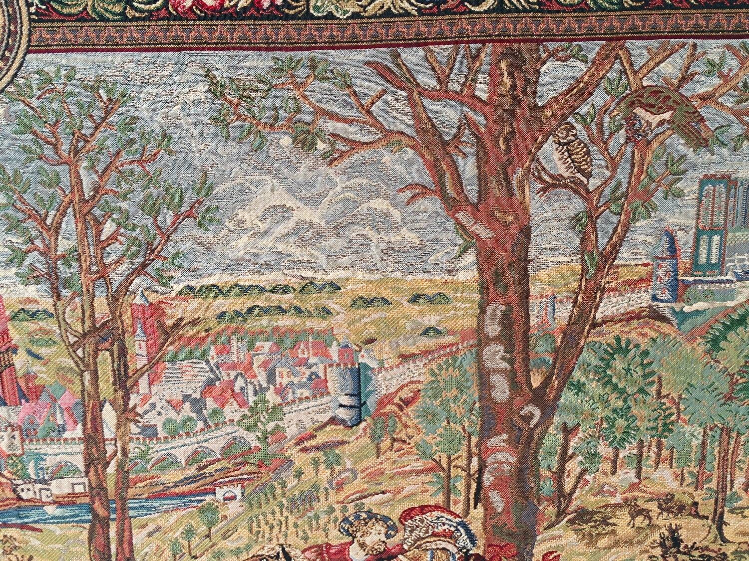 Cadre vieux Bruxelles tapisserie