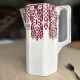 Octagonal Art Deco jug in Onnaing earthenware - Carmen model (1920-1930)