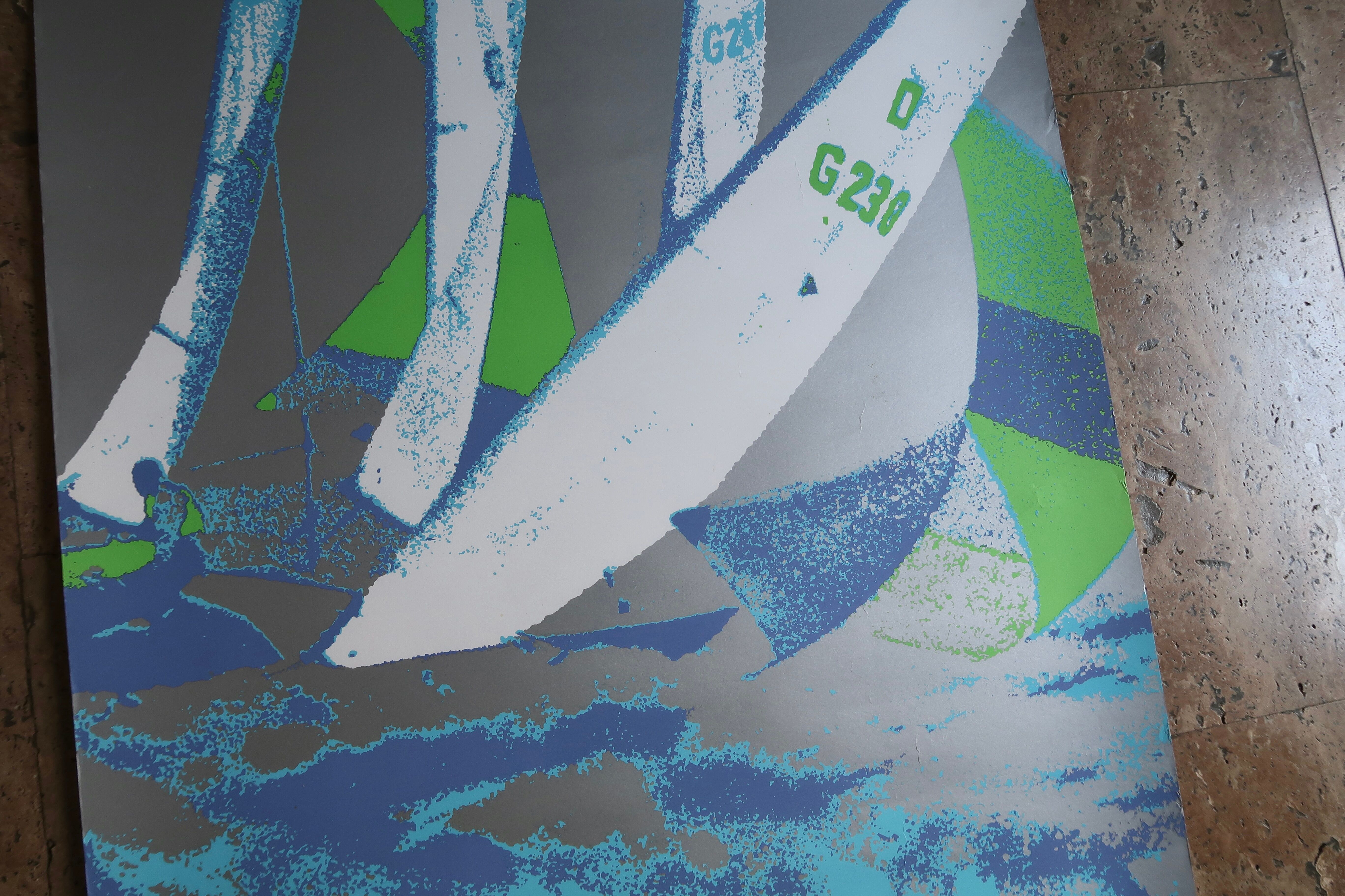 Poster "Sailing" Munich Olympic Games, 1972