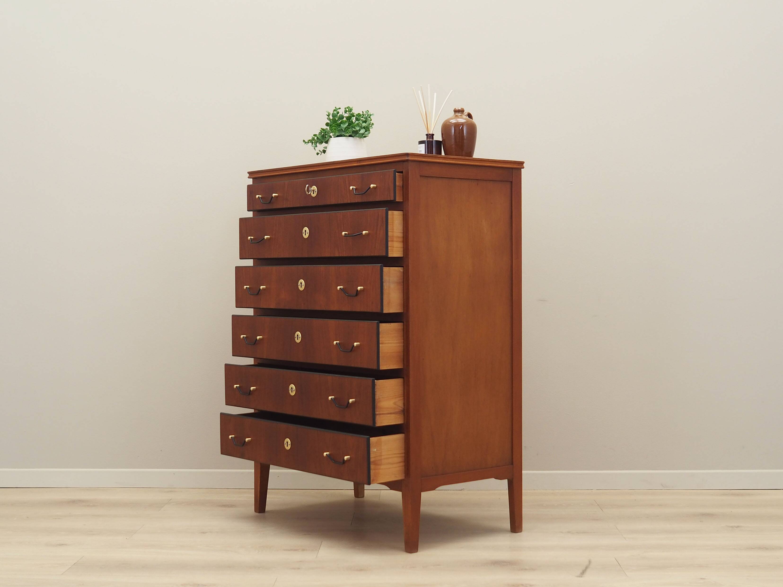 Teak chest of drawers, Danish design, 1970s, made in Denmark
