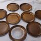 Set of 9 sandstone plates