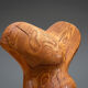 Abstract biomorphic wooden sculpture 1978
