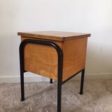 Vintage boarding school bedside