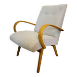Fully Restored Mid-Century Armchair by Jaroslav Smidek for Ton, Czechoslova