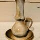 Vintage modernist ceramic candle