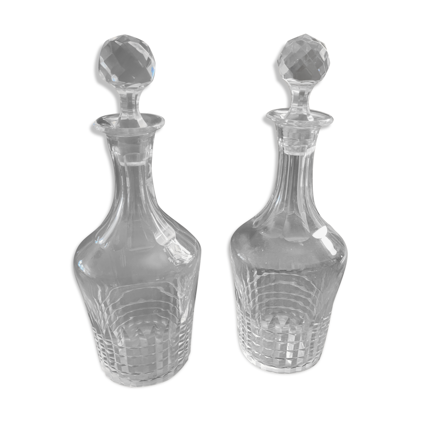 Pair of wine decanters
