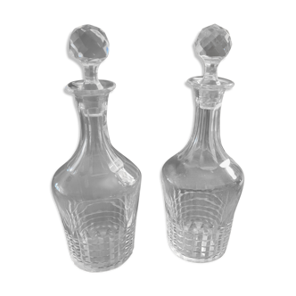 Pair of wine decanters