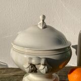 White earthenware tureen from Sarreguemines