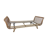 Vintage rattan sofa bed