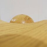 Pair of Mid Century square Pine Coffee Tables in the style of Ilmari Tapiovaara