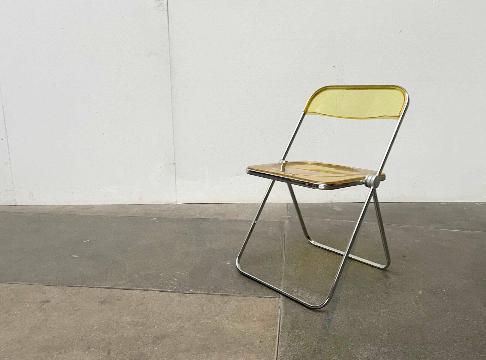 Folding Chair Model Plia Italian Mid-Century Modern Space by Giancarlo Piretti for Castelli, 1960s