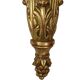 Gilded Baroque Style Mirror With Console Acanthus France