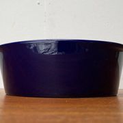Dark blue ceramic vintage German bowl Lukull by Schönwald