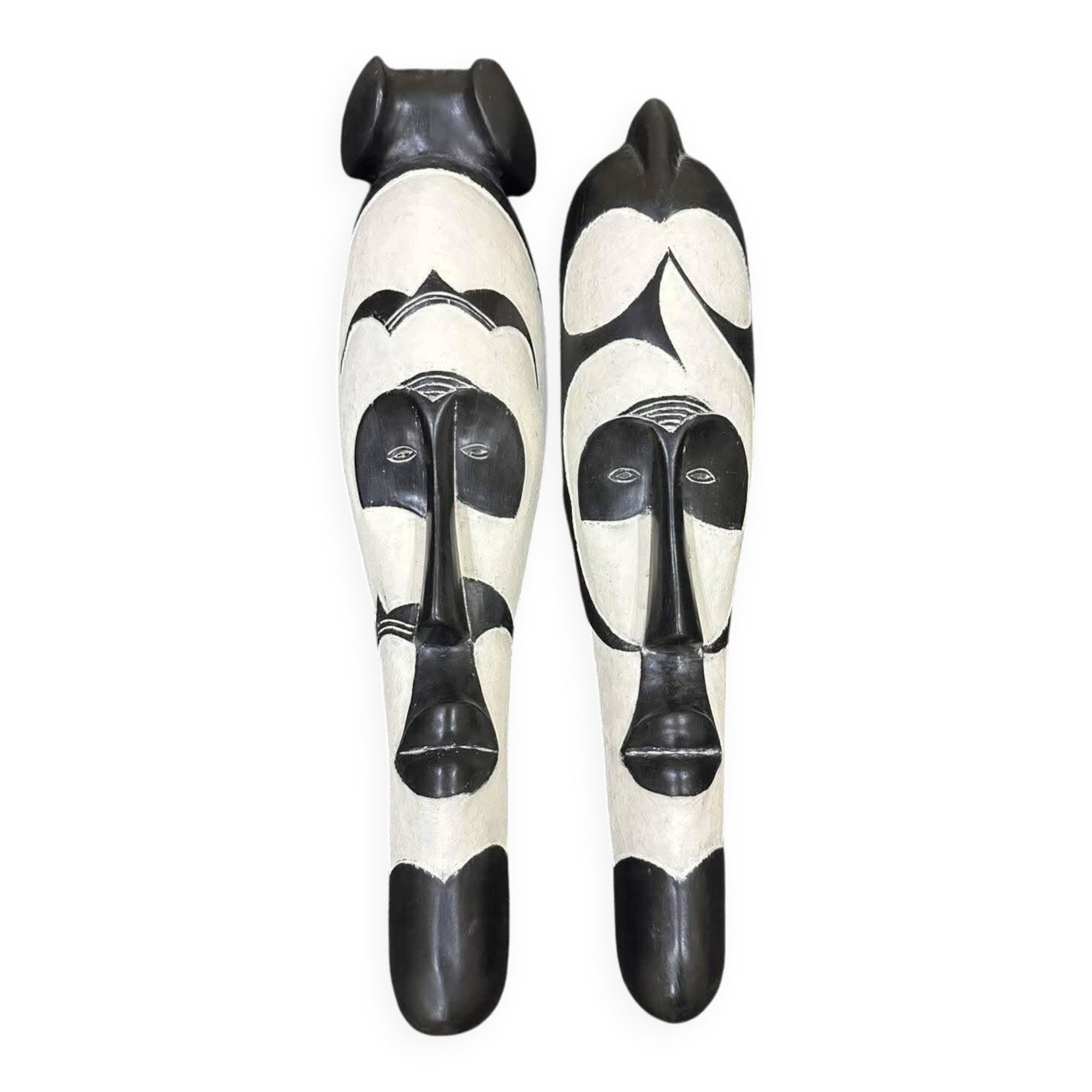 Set of Fang Masks from Cameroon – African Art in Wood | African Decoration