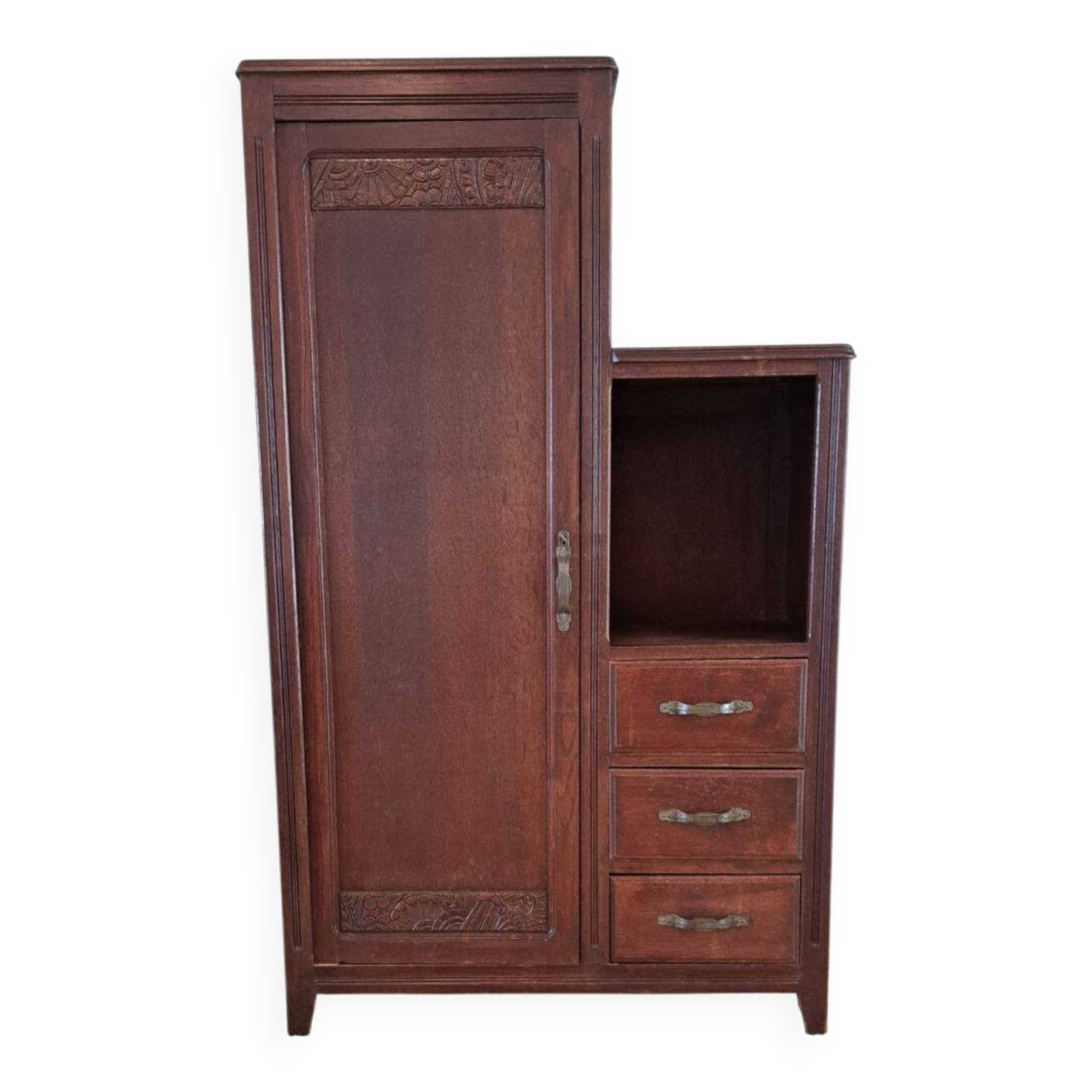 Asymmetrical Art Deco wardrobe