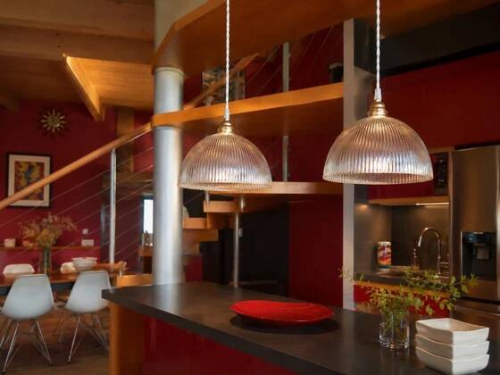 Holophane glass suspension 1950