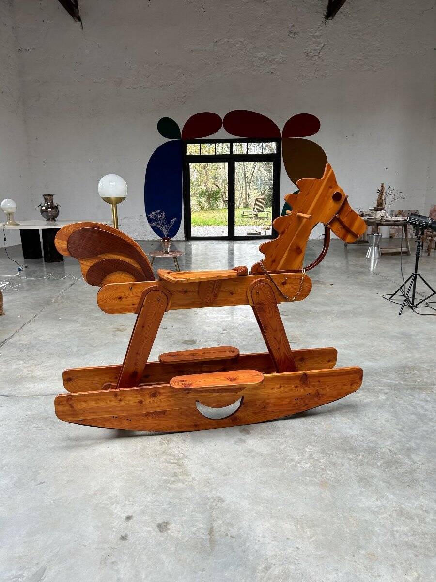 Giant rocking horse, Italy, 1970