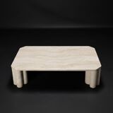 Travertine coffee table from the Italian manufacturer Up&Up.